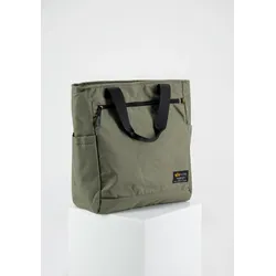 Schultertasche ALPHA INDUSTRIES "Alpha Industries Accessoires - Bags Alpha Backpack Tote Bag", grün (sage, grün), Obermaterial/Futter/Füllung: 100% Polyester, Taschen