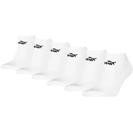 Puma Sneakersocken 6er Pack Weiß 39-42