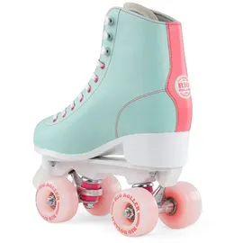 Rio Roller Script Teal/Coral 38