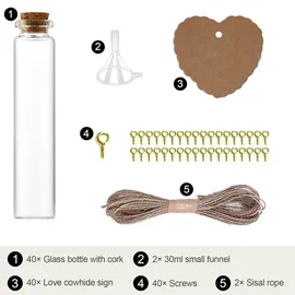 luxuskollektion Reagenzglas 25 ml 40 St.