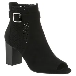 Stiefelette ANISTON SHOES, Damen, Gr. 41, schwarz, Velourslederimitat, elegant, Schuhe, Abendstiefelette, Frühlingsschuh - NEUE KOLLEKTION