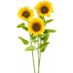 Kunstblume CREATIV GREEN "XL", gelb, H:110cm, Polyester, Kunststoff, Kunstpflanzen