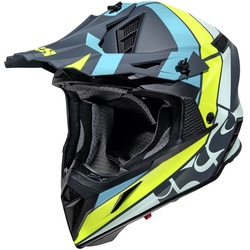 IXS 189 2.0 Motocross Helm, gelb-blau, Größe XS