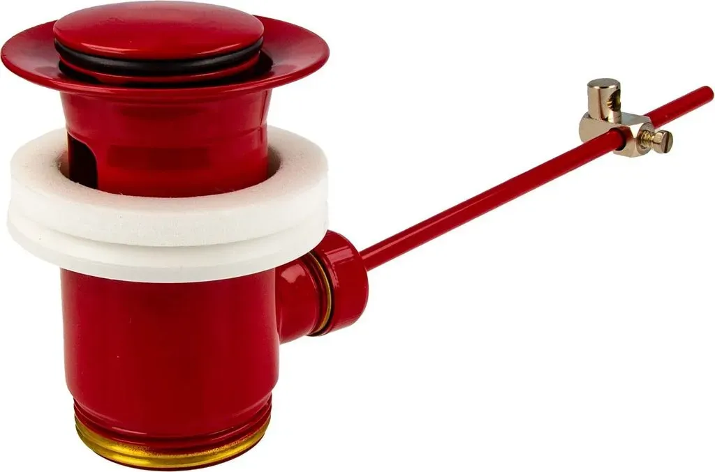 exzenter-ablaufgarnitur in rot