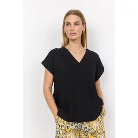 Soyaconcept Kurzarmbluse SC-INA 51 Schwarz XL