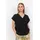 Soyaconcept Kurzarmbluse SC-INA 51 Schwarz XL