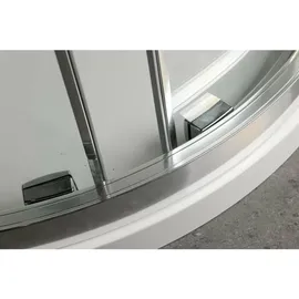 Polysan Easy Viertelkreis-Duschabtrennung links 80 x 190 cm EL2815