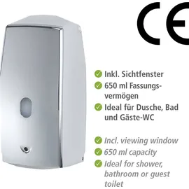 Wenko Seifenspender Treviso 650 ml Chrom