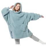 BEDSURE Hoodie Decke mit Ärmeln - Tragbare Decke zum Anziehen Erwachsene Kuschelpullover, Warm Kuscheldecke mit Ärmeln weich Ärmeldecke als Geschenke für Frauen Freundin Mütter