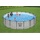 BESTWAY Steel Pro Max Frame Pool Set 549 x 122 cm steinoptik inkl. Filterpumpe