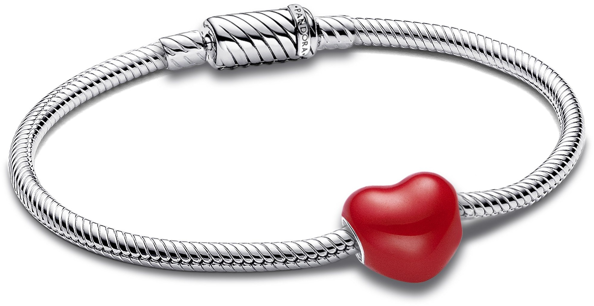 Pandora 68113 Damen-Armband Geschenkset Silber Versteckte Botschaft Herz, 21 cm
