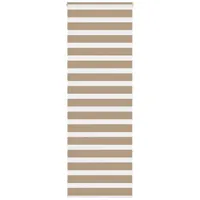 VidaXL Zebrarollo Sandbraun 75x200 cm Stoffbreite 70,9 cm Polyester