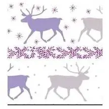 Ursus Transparentpapier 115 g/qm A4 25 Blatt Classic Christmas flieder/brombeer