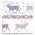 Ursus Transparentpapier 115 g/qm A4 25 Blatt Classic Christmas flieder/brombeer