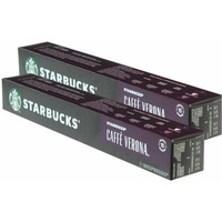 Starbucks Caffè Verona Kaffee 2er Set Dark Roast Nespresso kompatibel 20 Kapseln