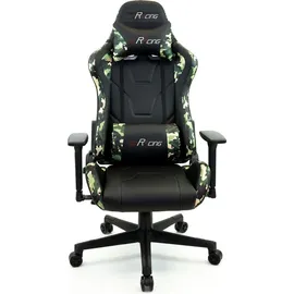 MCA Furniture McRacing Chefsessel Camouflage Grün/Schwarz