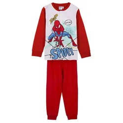 Kinderpyjama Spiderman Rot - Bequemer Schlafanzug für kleine Superhelden - 116