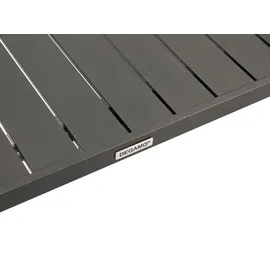 DEGAMO Garnitur LAGOS 5-teilig, Alu + Kunstgewebe schwarz