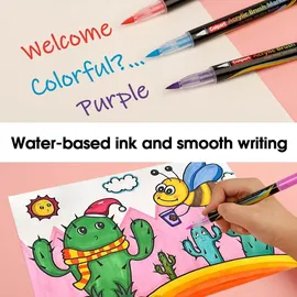 luxuskollektion Acrylfarbe Stifte, Pinselspitze-12 Farben für