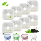 8Pack Katze Wasser Brunnen Filter, Katze Brunnen Filter Ersatz für Catit PIXI Wasser Brunnen, Haustier Brunnen Filter Ersatz für Catit Wasser Brunnen Filter für Hund Katze Wasser Trinkbrunnen