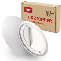 Loumaxx Türstopper Wand weiß selbstklebend Ø 40 mm –