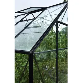 Juliana Universal 128 Alu schwarz Blankglas 3 mm 9,9 m2