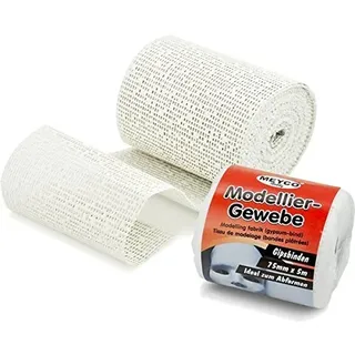 Gipsbinden zum Basteln - Modelliergewebe 75mm x 5m