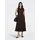 Jdy Midikleid Unifarben Braun M