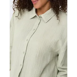 Jdy Hemdbluse JDYTHEIS LIFE 3/4 CROP SHIRT WVN NOOS Grün L
