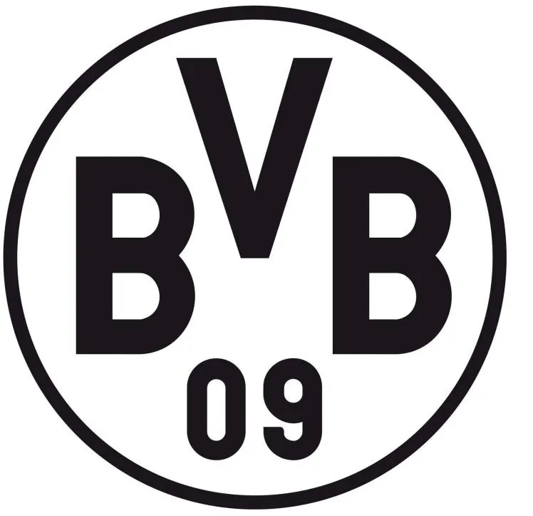 Wall-Art Wandtattoo »BVB Borussia Schriftzug mit Logo«, (1 St.), selbstklebend, entfernbar Wall-Art schwarz