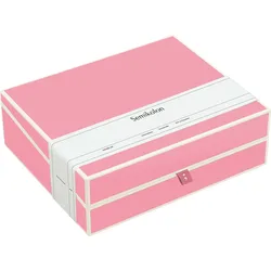 Die Kante Dokumenten-Box rosa