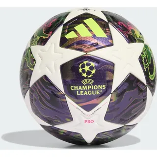adidas UEFA Champions League Final Pro Ball - Dark Purple / White / Solar Yellow - 5