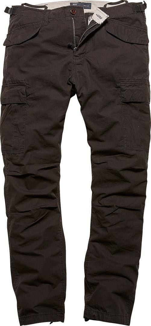 Vintage Industries Miller M65 Broek, zwart, 34 Voorman