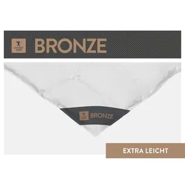 SPESSARTTRAUM Daunendecke Bronze extra leicht, Daunen, 10% Federn 155x220 cm