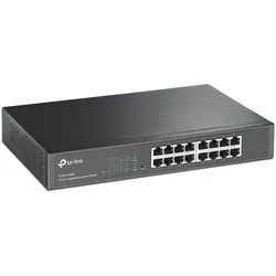 TP-LINK Netzwerk-Switch "TL-SG1016DE 16-Port Gigabit Easy Smart Switch", schwarz, B:24,1cm H:8cm, Netzwerk-Switches