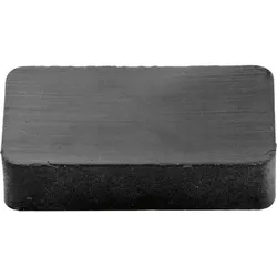 Quadermagnet 40x20x10 mm, Neodym vernickelt - Ferrit
