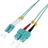 Logilink FP3LS00 Glasfaser LWL Anschlusskabel 0.50m Türkis [1x LC-Stecker - 1x SC-Stecker] 50/125 OM3