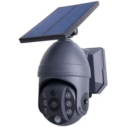 Solarleuchte Solarlampe Kamera Design Garten Außenbereich IP44 Tageslicht LED