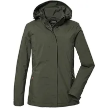 KILLTEC Damen Funktionsjacke/Outdoorjacke mit abzippbarer Kapuze KOS 42 WMN JCKT, oliv, 42,