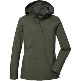 KILLTEC Damen Funktionsjacke/Outdoorjacke mit abzippbarer Kapuze KOS 42 WMN JCKT, oliv, 42,