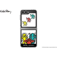 Samsung Slash B Slash Keith Haring Flipsuit Card für das Galaxy Z Flip6 Gelb/Rot/Blau