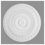 PROVISTON Stuckrosette Polystyrol Durchmesser 640 mm Weiß Deckenrosette