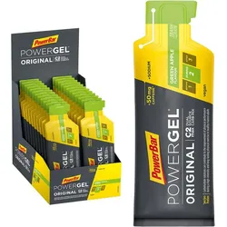 Powerbar PowerGel Original Green Apple 24x41g - High Carb Energie Gel + Koffein EINHEITSGRÖSSE