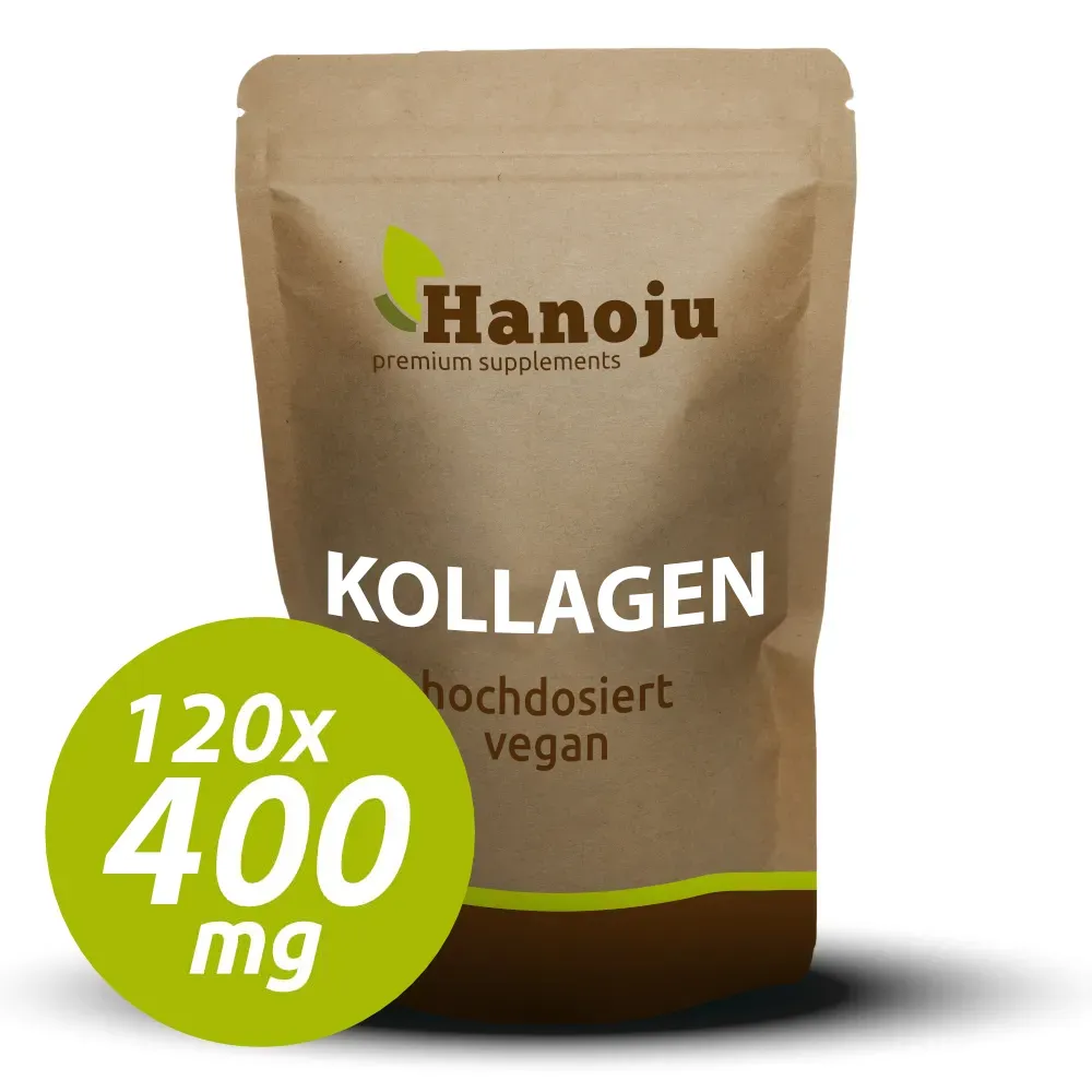 Veganes Kollagen Tabletten 400mg | Kollagen Für Die Haut - 120x