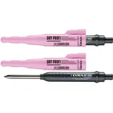 Lyra Pet Baumarker Colour Edition pink, inkl. Spitzer und Clip, Universal-Graphit-Mine in 2B, 2,8 mm