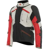 Dainese Gullfoss D-Dry Textiljacke Hellgrau/Schwarz/Rot 54