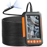 Vevor Endoskopkamera mit 8+1 Lichtern, 15 m Kabel, 4,3" Display