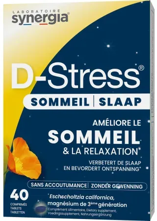 Synergia D-Stress Schlaf 40 Tabletten