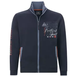 Jan Vanderstorm LINDSEN Sweatjacke Herren Dunkelblau 4XL
