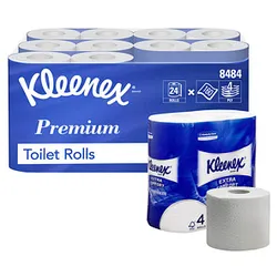 Kleenex® Toilettenpapier Premium 4-lagig, 24 Rollen